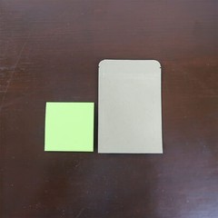 New Flat Brown Kraft QuickQlick™ Mylar Bags Pouches Different Sizes