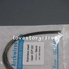 1 Pack Stainless Steel Dental Rectangular Ortho Arch Wires Square/Ovoid/Natural