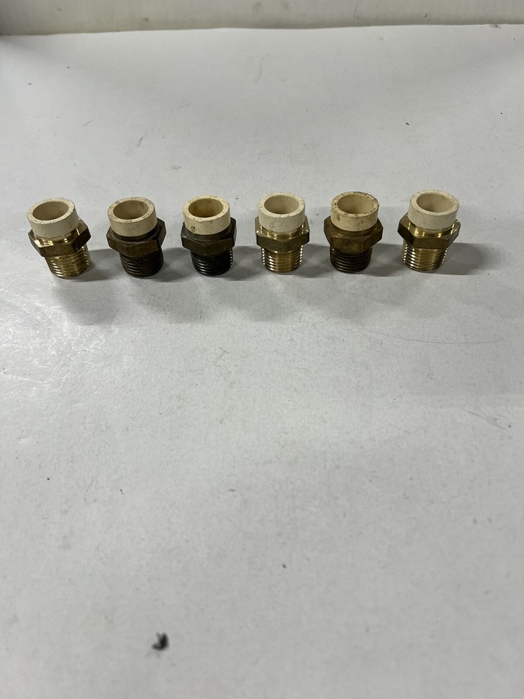 Sioux Chief 646-CG2 1/2” MIP X 1/2” CPVC LF Adapter Lot Of 6