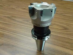 3″ 90 degree indexable face shell mill,face milling cutter APKT w. CAT40 arbor