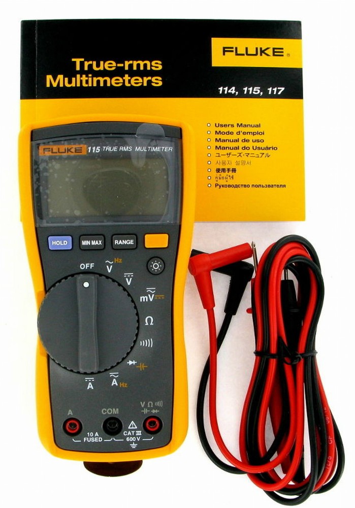 Fluke 115 DMM Compact True RMS Digital Multimeter