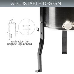 VIVO Electric 4/8 Frame Stainless Steel Honey Extractor (BEE-V004E)
