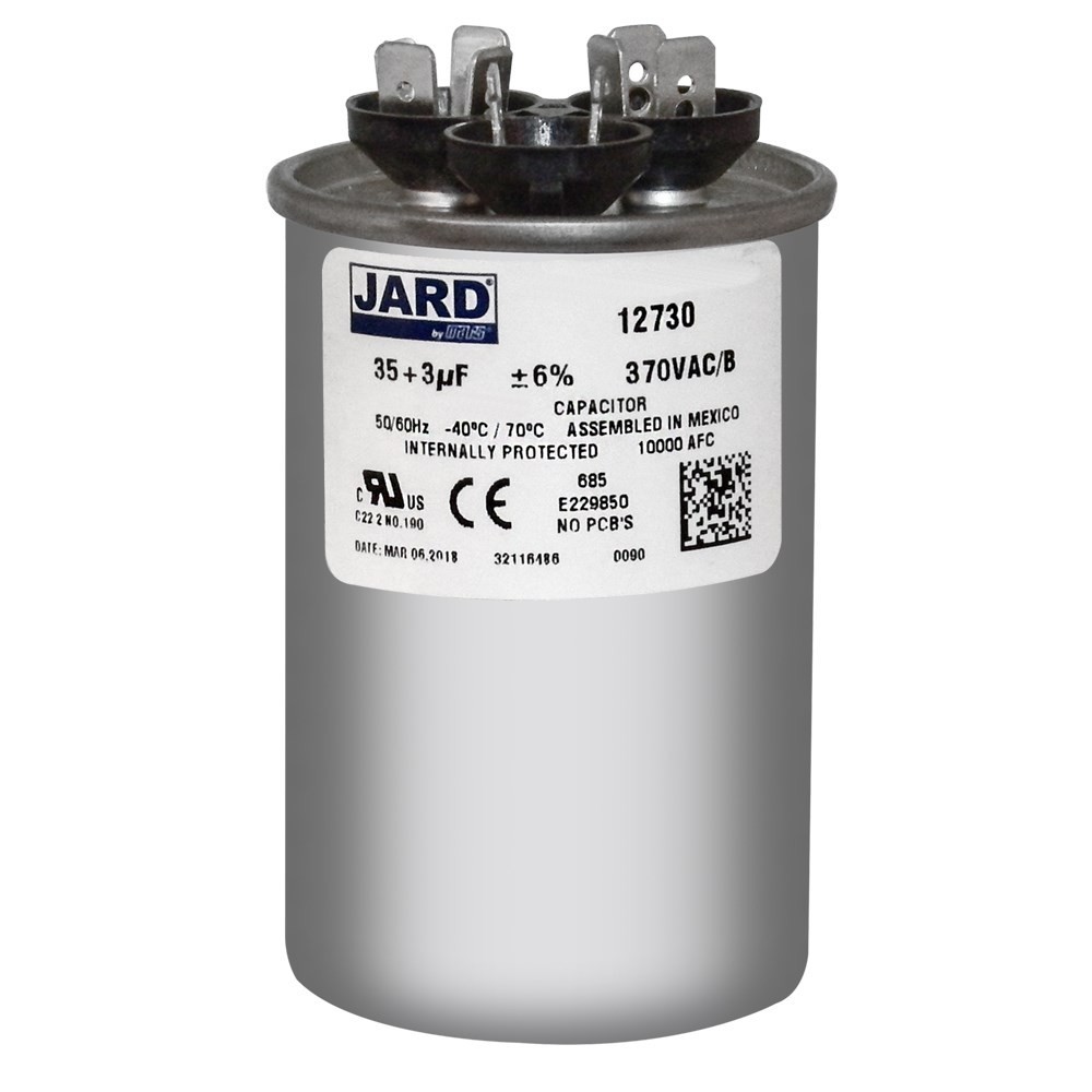 35+3 uf/MFD 370 VAC volts Round Dual Run Capacitor 50/60 Hz – Lot-1