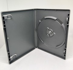 10 PCS RARE TOP QUALITY HEAVY DUTY 14MM SINGLE DVD CASES, BLACK, QPSD12-08