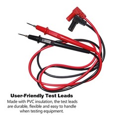 3 Pairs Multimeter Voltmeter Test Probe Leads with Banana Plug Connectors 1000V