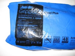 Pip 67-308/L Grippaz Food Plus, (48) Gloves, 8 Mil Palm, Nitrile, Powder-Free, L