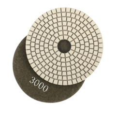 7PCS 5 Inch Diamond Polishing Pads for Wet Granite Stone Marble Concrete Polish