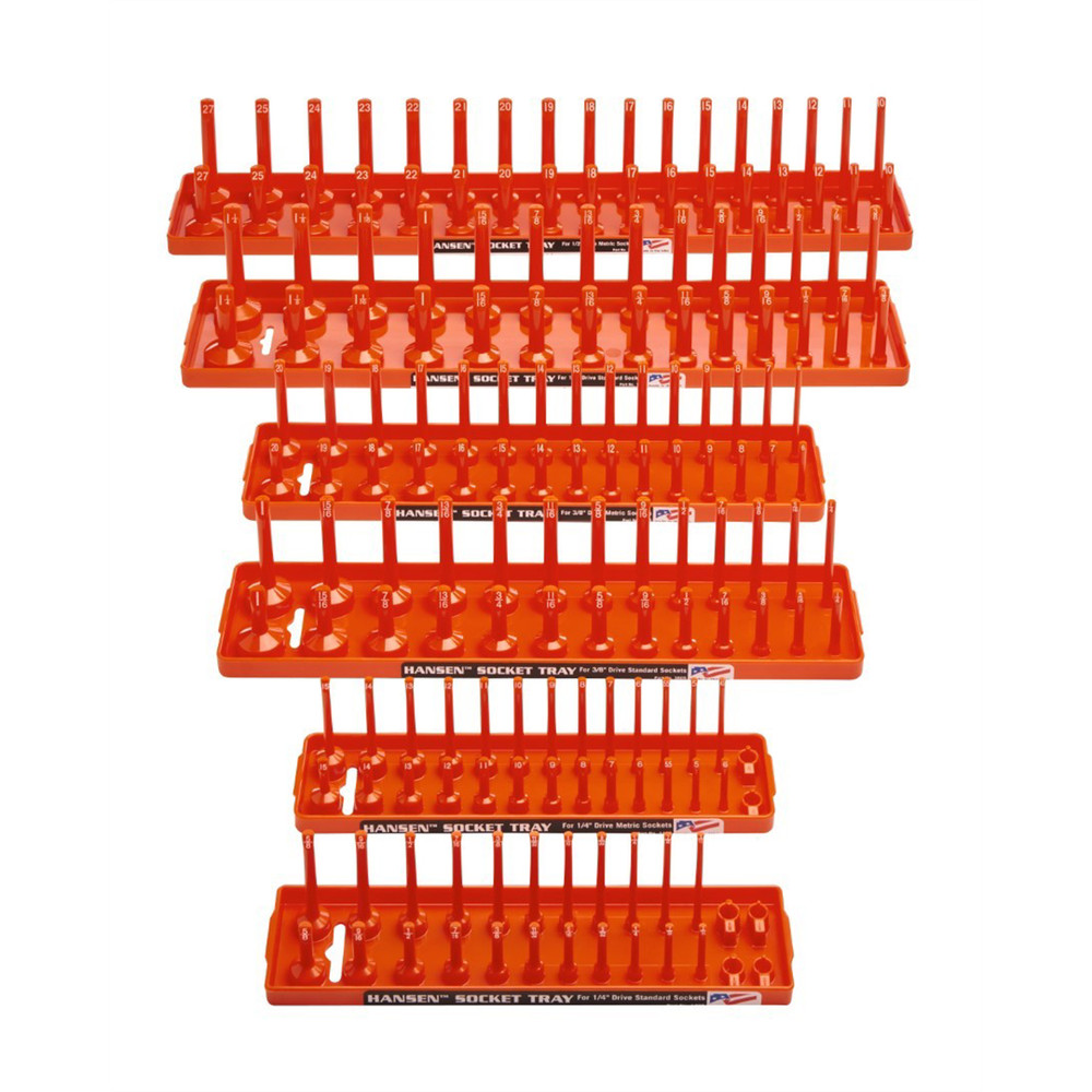 Hansen Global Soc Tray Six Pack, Orange 92002