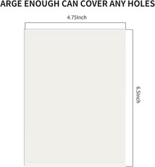 10 Packs Vinyl Siding Repair Kit, White Durable Self-Adhesive Vinyl Siding Patch