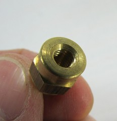 Lot 10 Solid Brass #10-32 Female Test Point Turret Post Alligator Clip Connector
