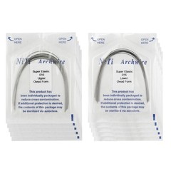 100pcs Dental Orthodontic Arch Wires Niti Rectangular Round Arcos de Ortodoncia