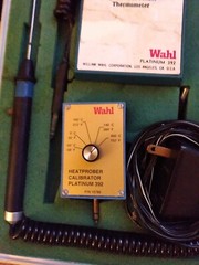 Wahl Platinum 392 Digital Heat-Prober Thermometer -50.0/500.0 C W Case Tested