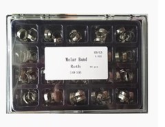 Dental Orthodontic Bands with Buccal Tube 1st Molar Roth MBT 0.022 16#-35# U2L1