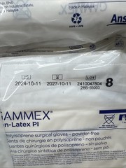 Gammex Non-Latex PI Surgical Gloves Sterile *39 PAIR* Size: 8 *Exp: 10/27*