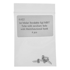 Dental Orthodonti Bondable Tube Molar Roth/MBT 022 AUX hole Multifunctional hook