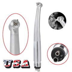 Dental Pedo Pediatric High Speed Handpiece Push Button Mini Small Head 4-Hole