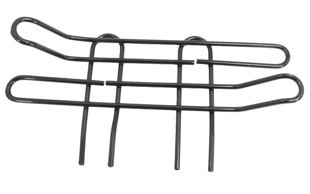 Nexel Black Epoxy Wire Ledge 12″ x 4″ Industrial AL412B Side Ledge Only