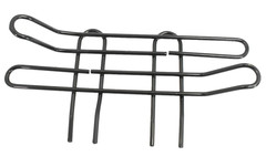 Nexel Black Epoxy Wire Ledge 12″ x 4″ Industrial AL412B Side Ledge Only