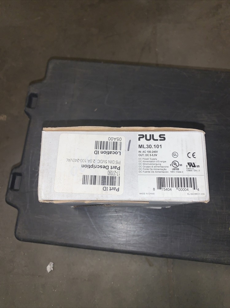 PULS Power Supply, #ML30.101,Free Same Day Fast Shipping To lower 48!
