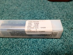 LMT Onsrud EMC700235 5/8″ Solid Carbide 7-Flute Corner Radius End Mill 5″