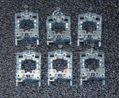 NEW 6x Schneider Electric Metal Mounting Bases ZB4 BZ009 (Lot of 6 pcs)