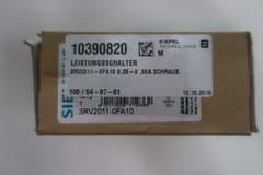 Siemens 3RV2011-0FA10 Manual Starter Circuit Breaker 0.35-0.5a Amp
