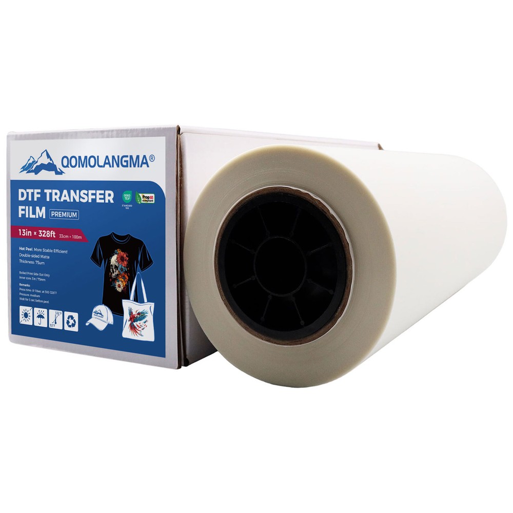 US Stock 13in x 328′ PET DTF Transfer Film Premium with Matte Anti-Skid Back