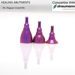 Dental Healing Cap Abutment Straumann ITI BL/BLT Compatible NC/RC Cover Screw