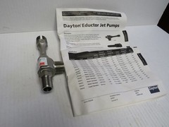 DAYTON STEAM OPERATED 316 STAINLESS STEEL MAINTENANCE FREE JET PUMP 1/2″ 5NAT6