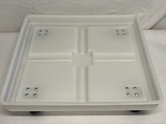 Reusable Biohazard Waste 4-Wheel Dolly Hamper Set Lid & Base for 18×18” Boxes