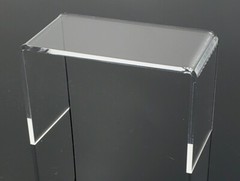 T’z Tagz Any 3-Inch-Deep Clear Acrylic Riser Display Stands New 2 Pack Variation