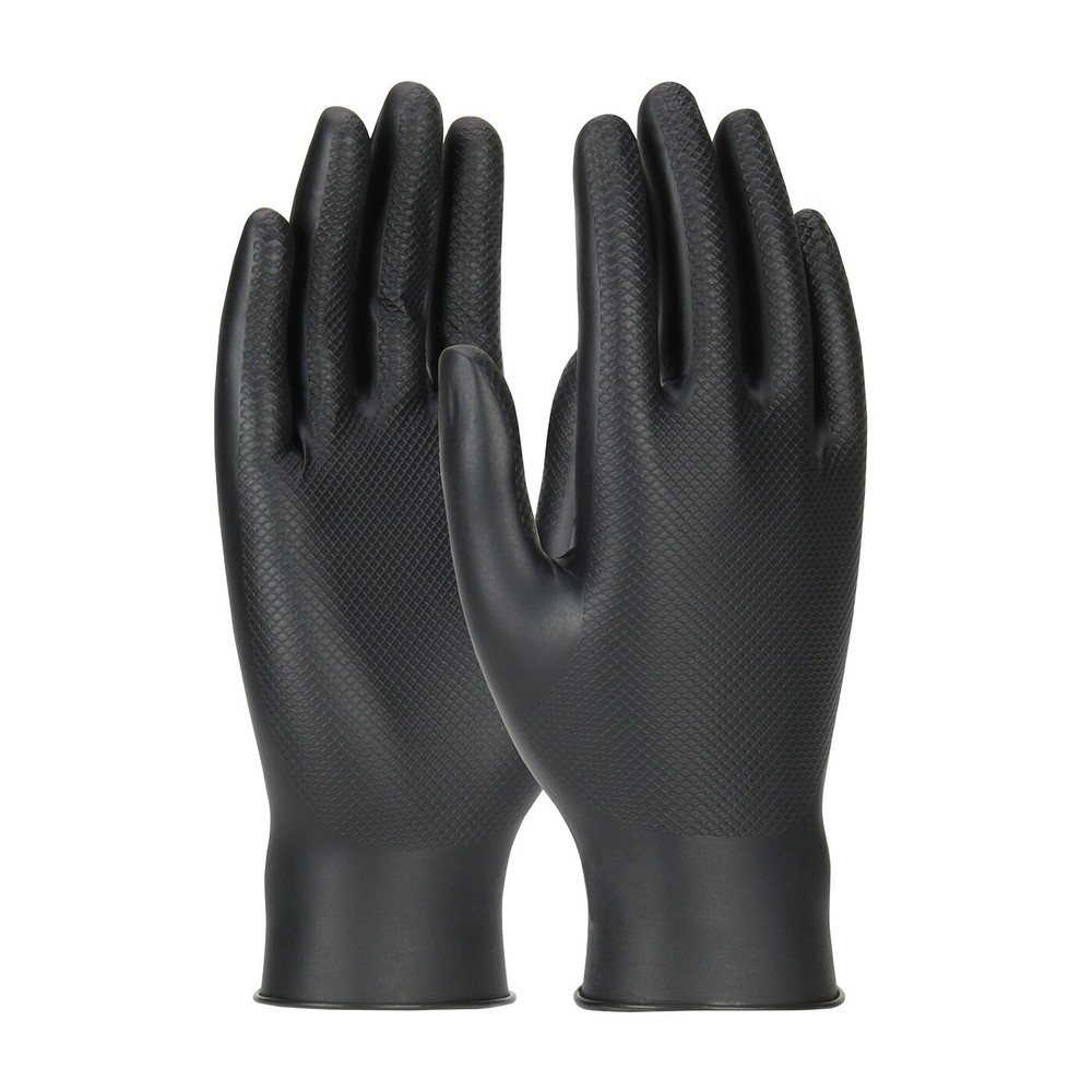 250 pr/XL -Extended Use Ambidextrous Nitrile Glove with Textured Fish Scale Grip