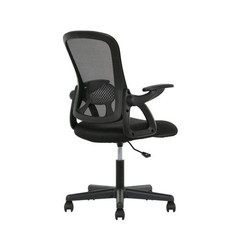 Ergonomic Mesh Office Chair Flip Up Arms Adjustable Black 275 lb