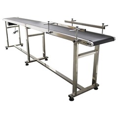 110V Industrial PVC Belt Conveyor for Industrial Transport System 118”x7.8″