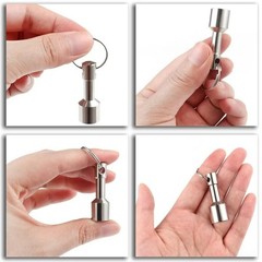 1/2pcs Keychain Neodymium Magnet for Testing Coins, Jewelry, Brass, Gold, Silver