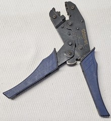 Vintage AMP Crimpex C Wang 220190-1 Die Ratchet Wire Crimping Hand Tool Sweden