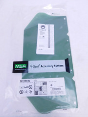 MSA #10115842 V-Gard Contoured Green Safety UV Visor Face Shield for Hard Hat HR