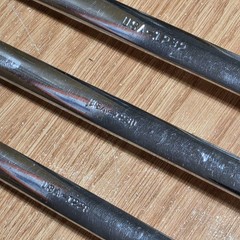 Wright Tool Combination Wrench Set 11 Piece SAE Set 911 3/8 Through 1 Made USA