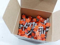 100ea 1” .300” Power Fasteners Powder Zinc Plated Pin Steel / Concrete SP100 580