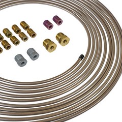 3/16″ X 25′ Genuine Copper-Nickel Alloy Non-Magnetic Brake Line Replacement Tubi