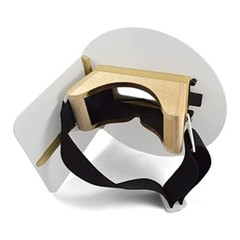 Wendy’s Pancake Welding Hood Helmet w/Strap – Right Handed – White