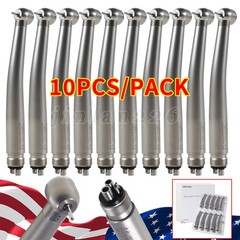 10 Pcs ASkeadnt NSK PANA MAX Style Dental High Speed Turbine Handpiece Push 4Hol