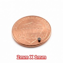 Small Round Neodymium Disc Magnets 2x1mm N52 – Tiny Rare Earth Magnets for Re…