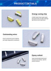 20pcs 0802 SMD LED Side Light Emitting Diode Green White Red Blue Yellow Orange