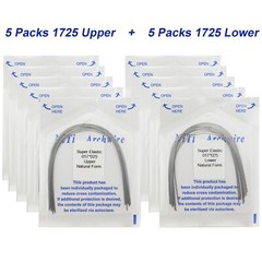 100PCS Dental Orthodontic Arch Wire Niti Round Rectangular Ovoid Natural 16X22