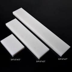 HDPE Block White PE Polyethylene 2x12x3 Rectangular