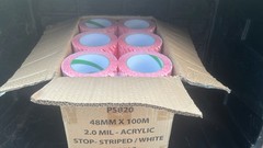 36 Rolls- Tape Uline Tape Stop if Seal is Broken 2″ x 110 yard Per Roll ULINE