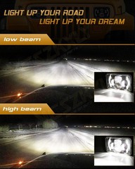 H6054 5×7 LED Headlights Mazda B2200 B2600 RX-7 Sealed Beam DRL Turn Signal DOT