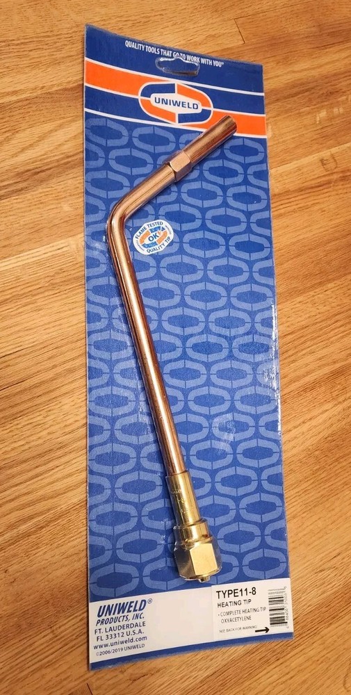NEW USA UNIWELD TORCH TYPE 11-8 HEATING TIP FREE SHIPPING