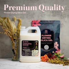 1 Gallon 6 LBS Reusable Color Indicating Flower Drying Silica Gel Desiccant